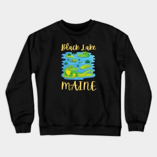 Black Lake, Maine Crewneck Sweatshirt